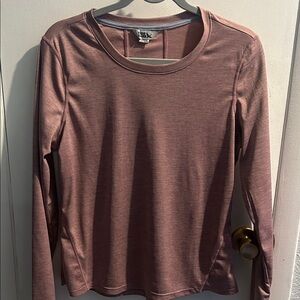 Women's Pink Long Sleeve Top Eddie Bauer